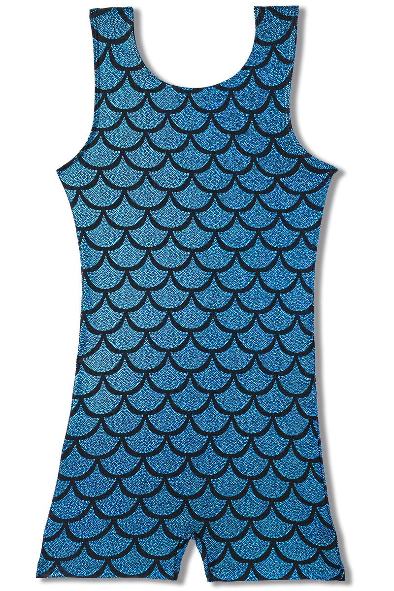 Girl Power Sport Biketard, Ariel Mermaid LE103