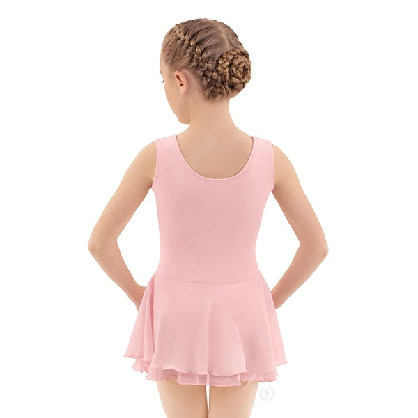 Eurotard Kids Cotton Lycra® Tank Dance Dress, Pink 10466