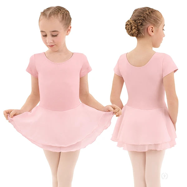 Eurotard Kids Cotton Lycra® Short Sleeve Dance Dress, 10467
