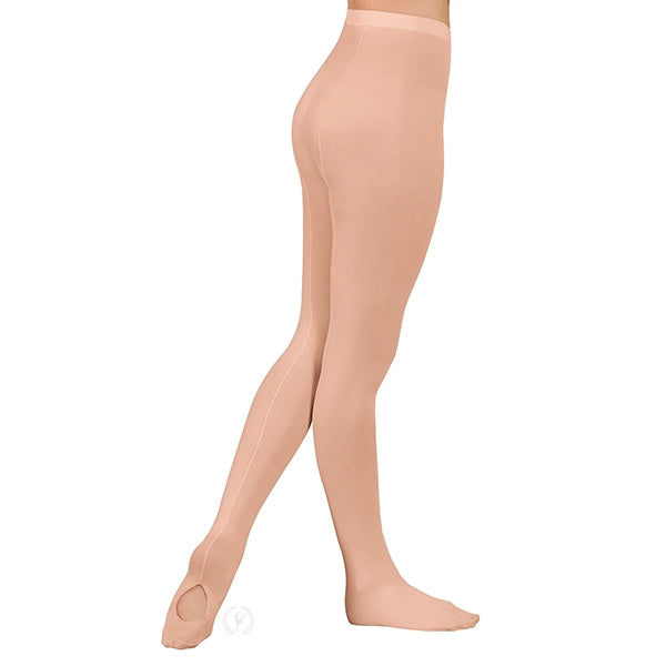 Eurotard Adults Professional Mesh Back Seam Convertible Tights, 219