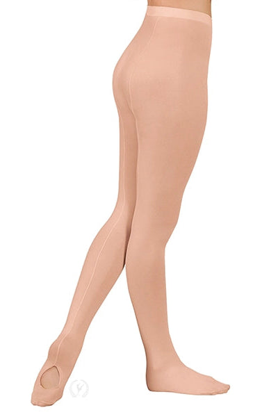 Eurotard Adults Professional Mesh Back Seam Convertible Tights, 219