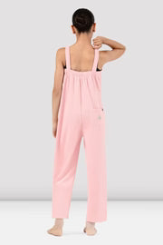 Bloch Kids Susan Velvet Jumpsuit, Candy Pink CU12006