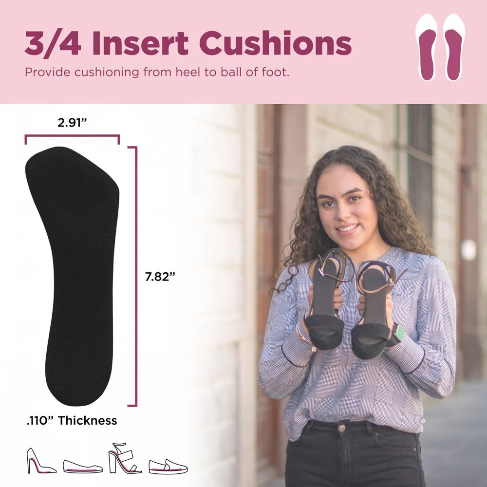 Foot Petals 3/4 Insert Cushions, 72001