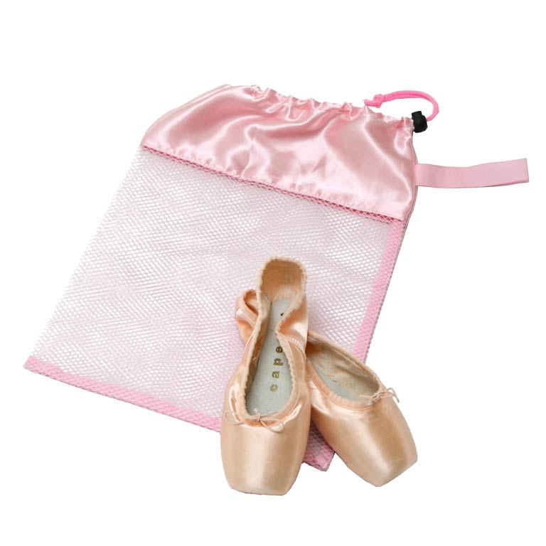 Horizon Dance Mesh Shoe Bag, Light Pink 8226