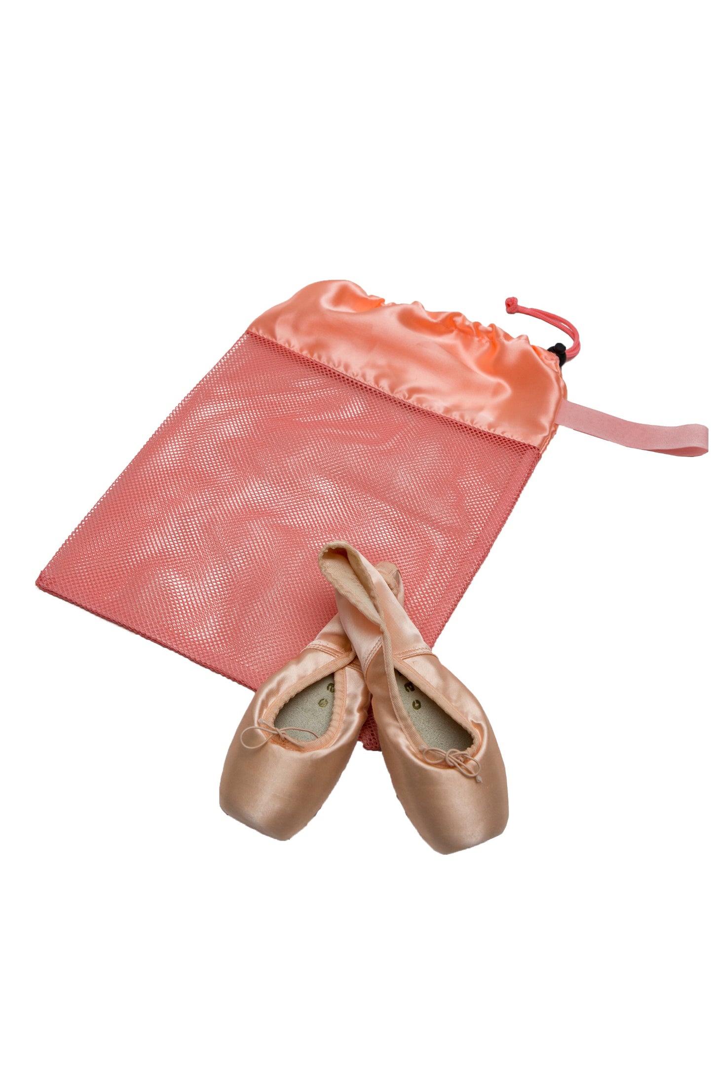 Horizon Dance Mesh Shoe Bag, Peach 8232