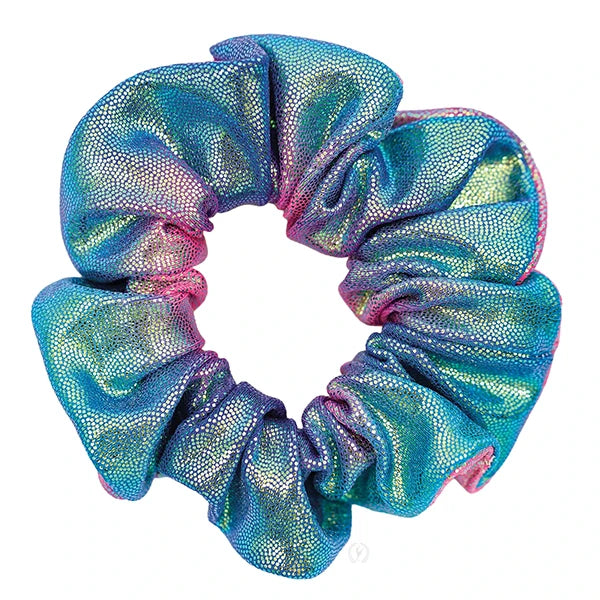 Eurotard Iridescent Splash Hair Scrunchie, 97172