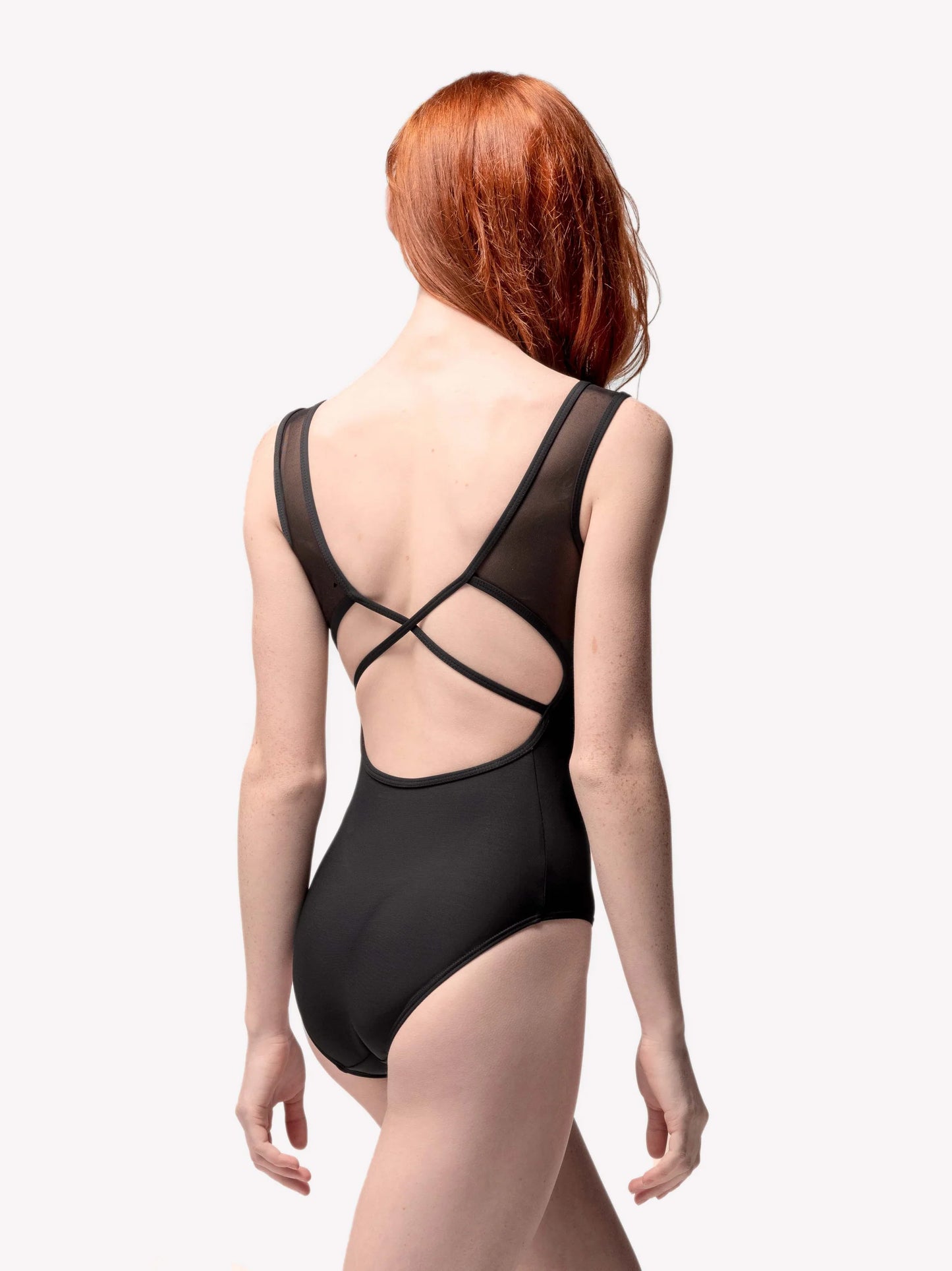 Elevé Dancewear Fabiola Tank Leotard, Black