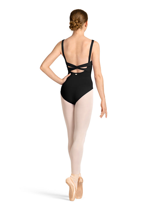 Mirella V Neck Tank Leotard, M50004L