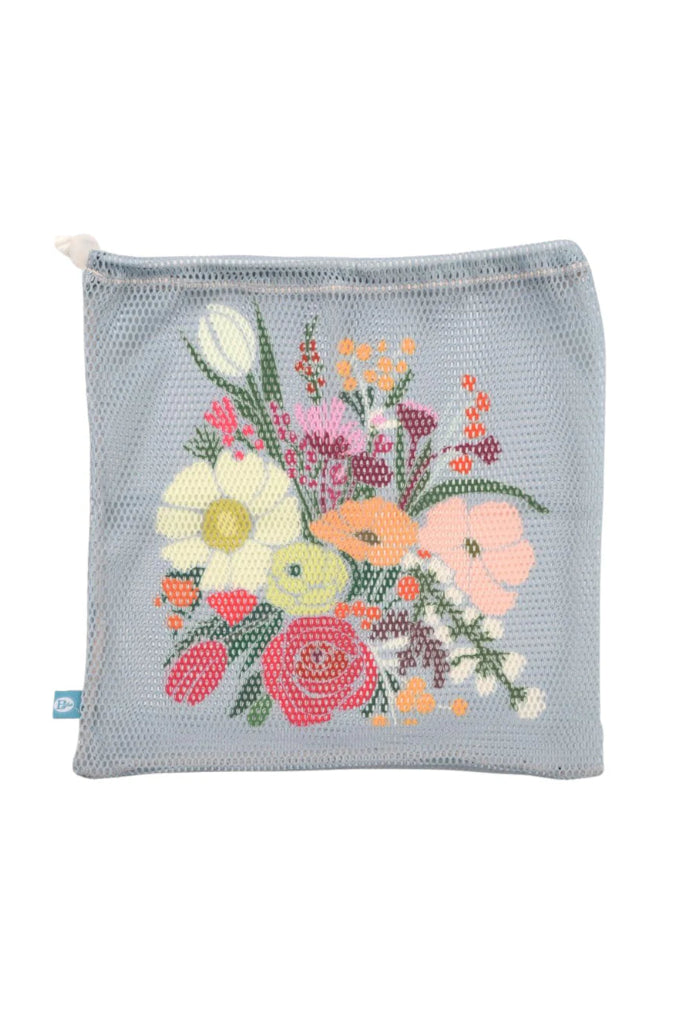 B Plus Printworks Printed Mesh Bag, Sage 880PAT06