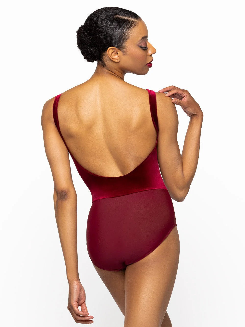 Elevé Dancewear Allison Tank Leotard, Wine