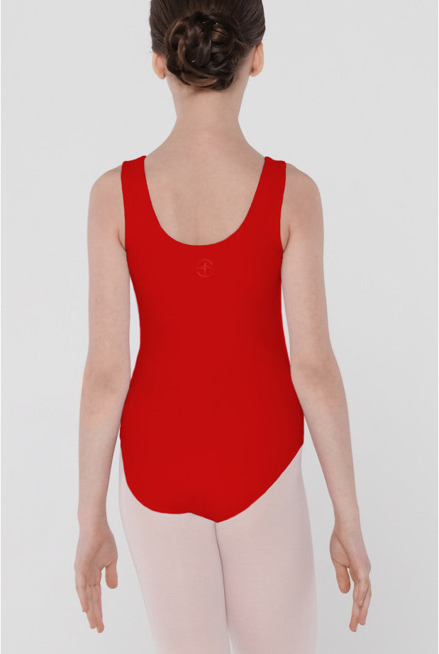 Wear Moi Cabriole Tank Leotard, Red CABC