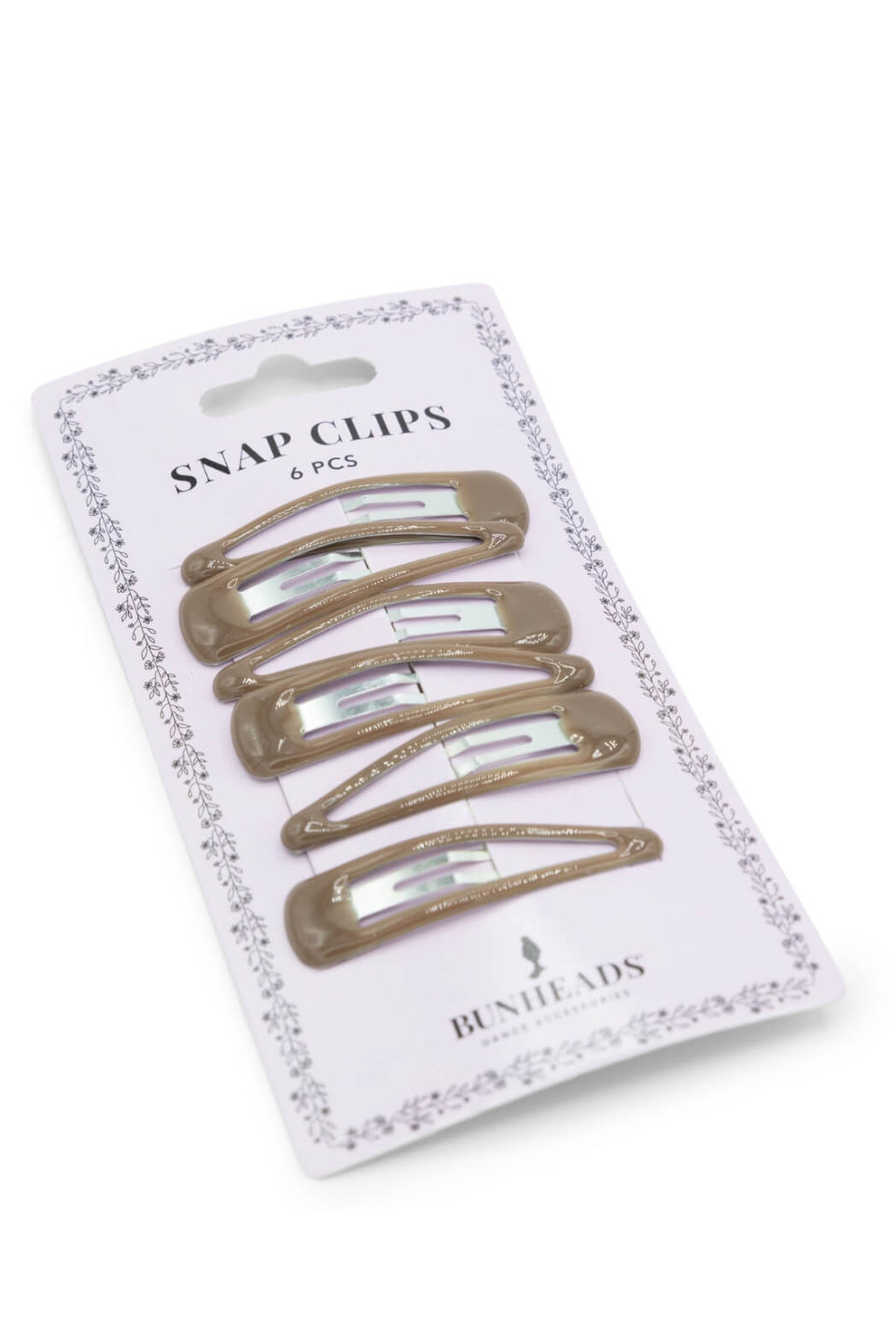 Bunheads Snap Clips, Light Brown BH1513