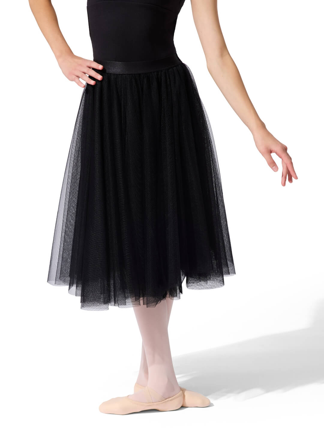 Capezio Étoile Long Tutu Skirt - Child, Black N280C
