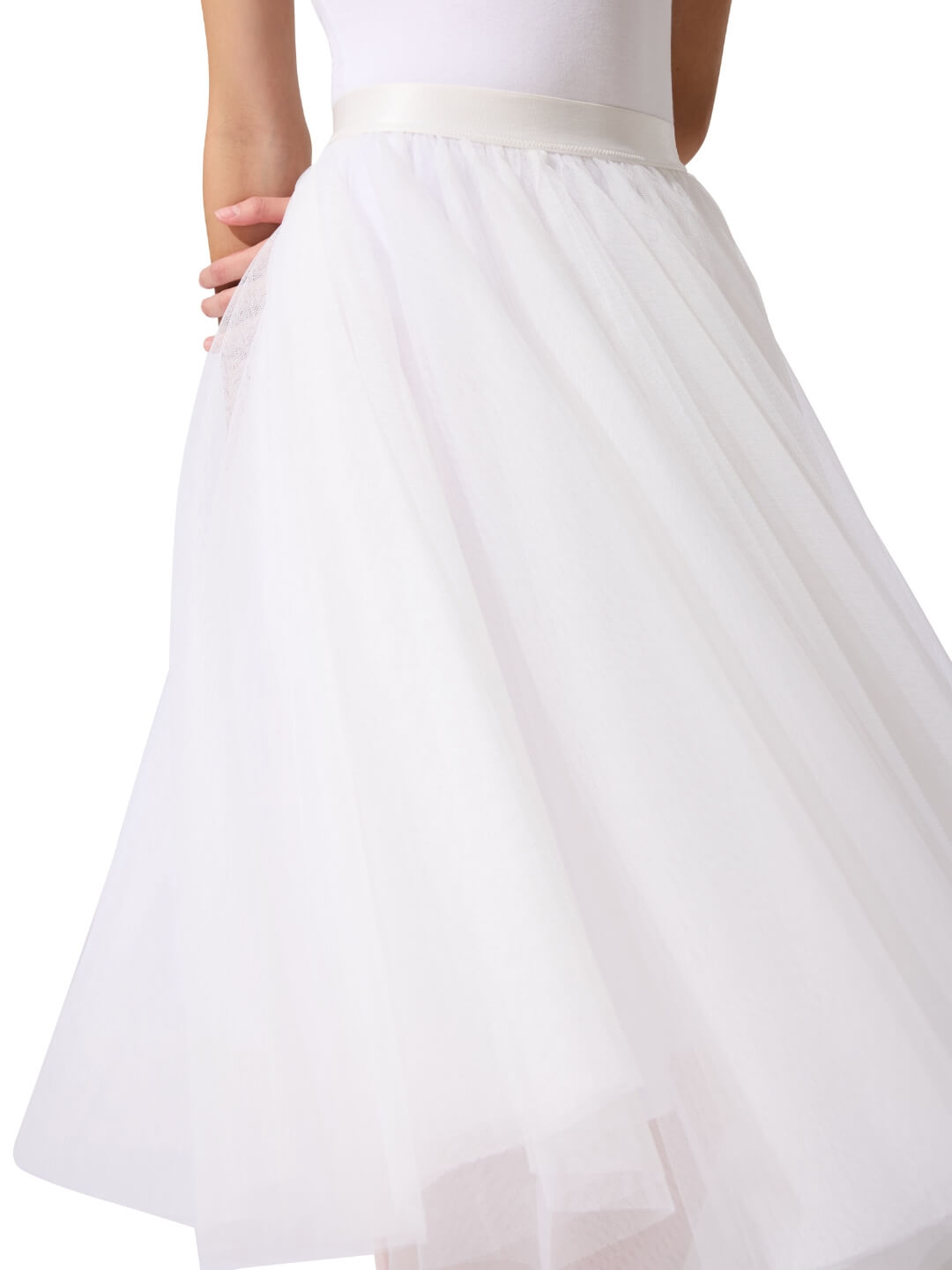 Capezio Étoile Long Tutu Skirt - Child, White N280C