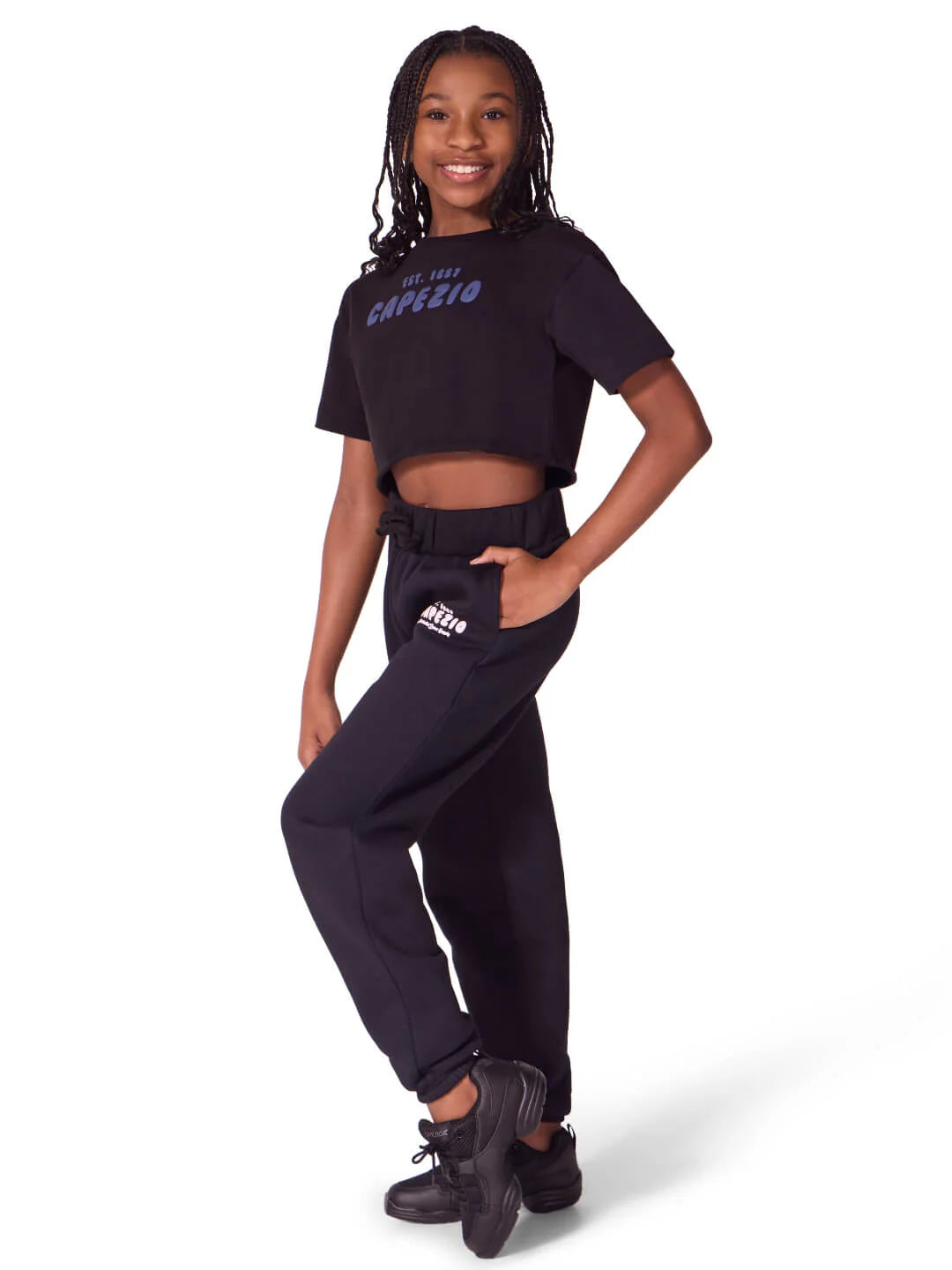 Capezio Jet Setter Essence Box Tee - Child, F12561C