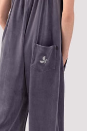 Bloch Adults Isabella Velvet Jumpsuit, Dusty Lavender U12005