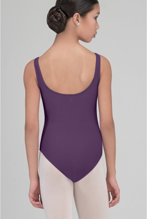 Wear Moi Faustine Pinch Front Tank Leotard, Prune FAUC
