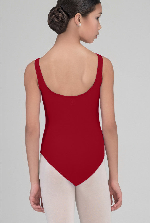 Wear Moi Faustine Pinch Front Tank Leotard, Red FAUC
