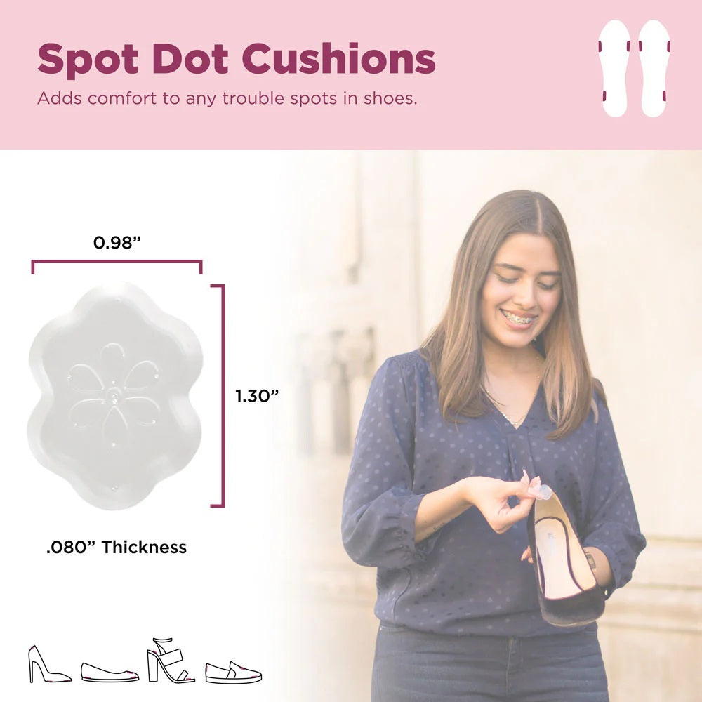 Foot Petals Gel Spot Dot Cushions, 71120