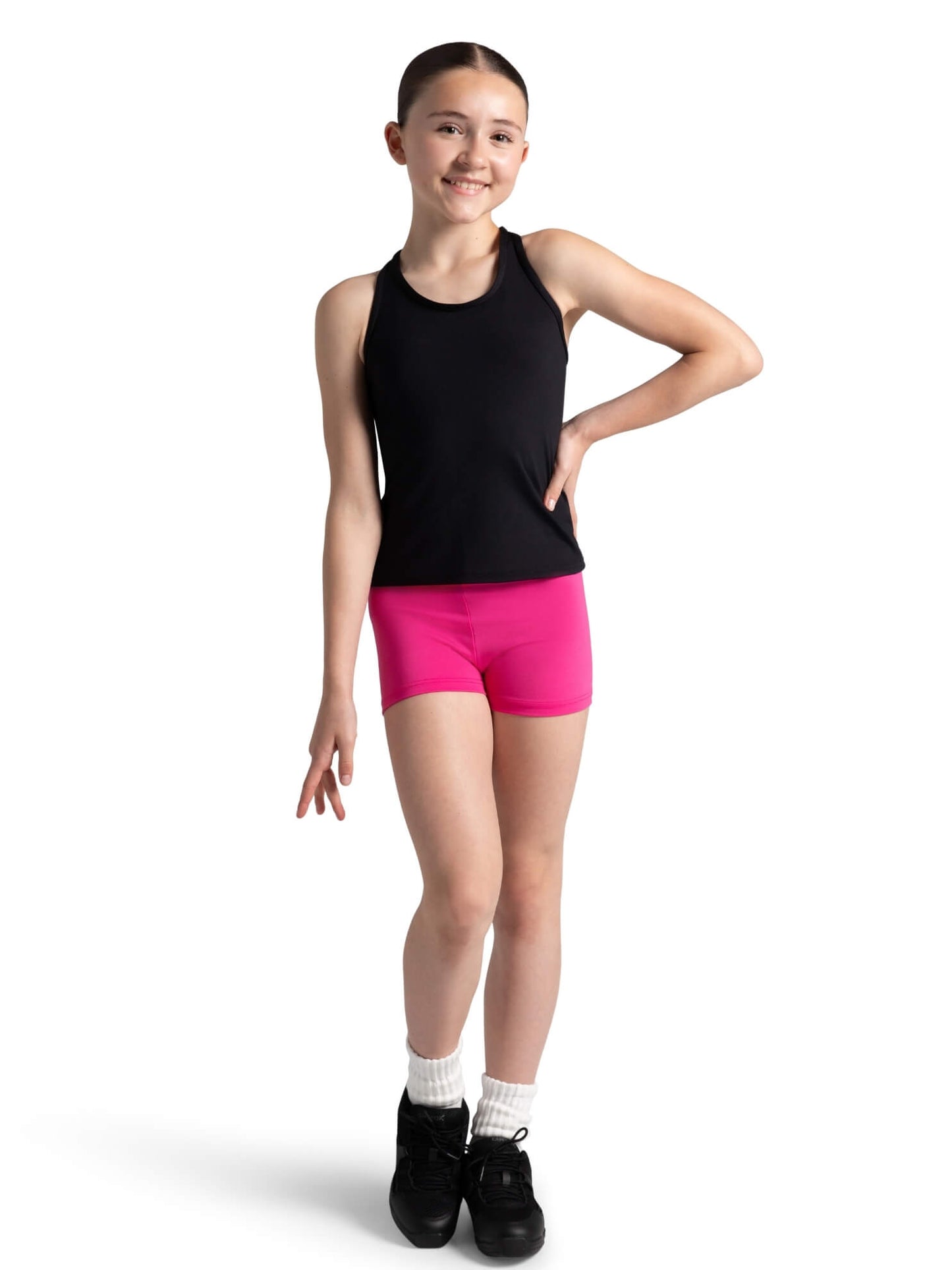 Capezio Team Basics Tank Top with Racerback - Kids, Black TB256C