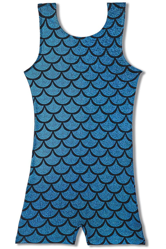 Girl Power Sport Biketard, Ariel Mermaid LE103