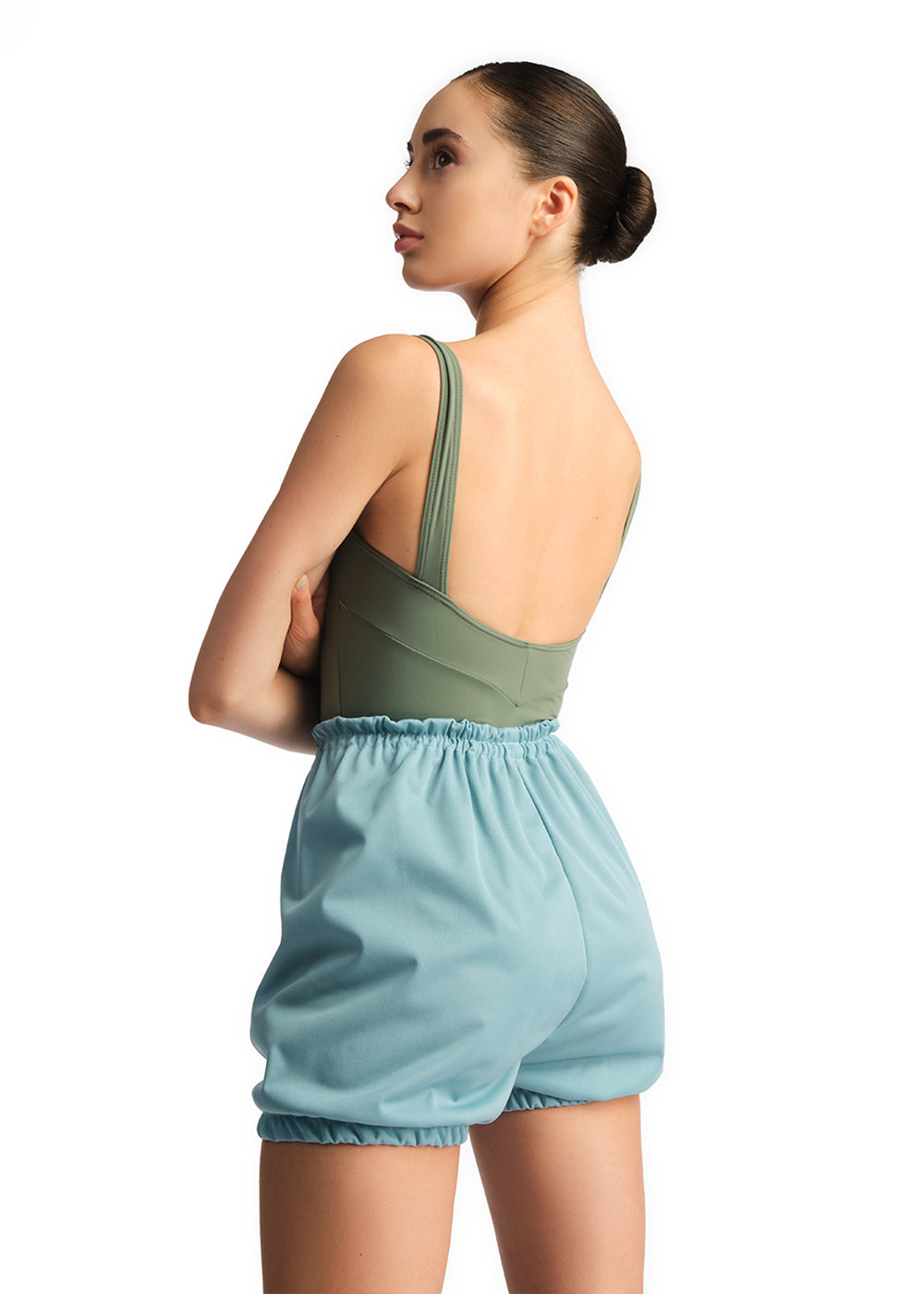 Nikolay Bae Warm-up Shorts, Dusty Pink 0408N