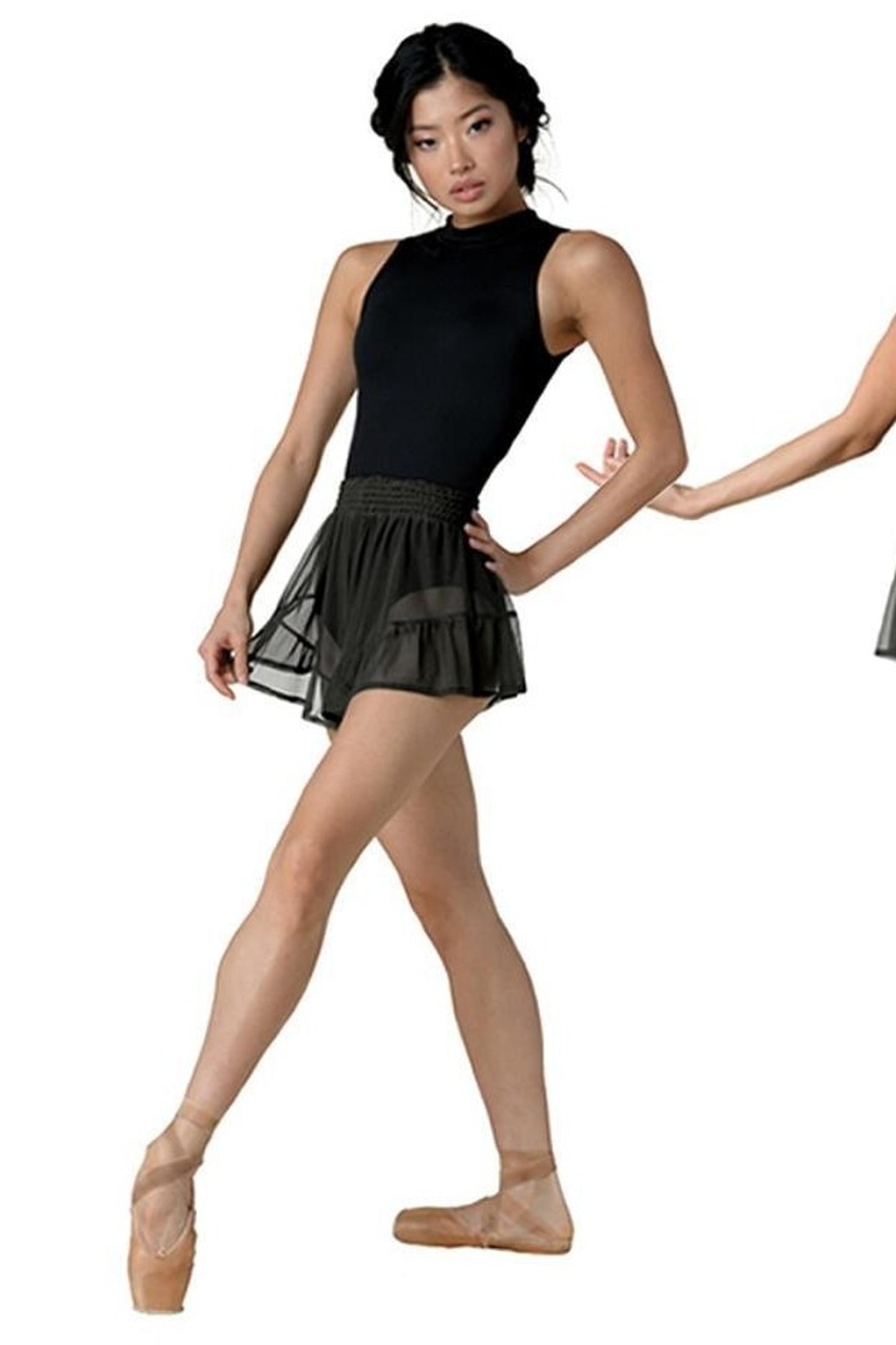 Danznmotion Mesh Ruffle Shorts, 21412A