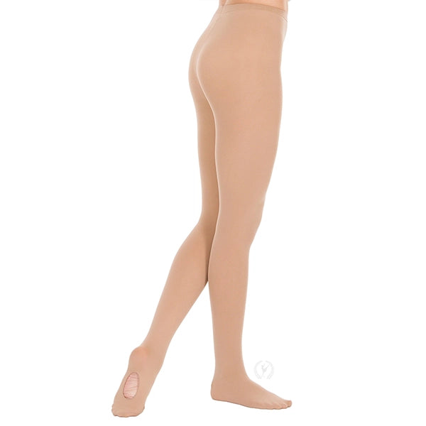 Eurotard Adults TRUE NON-RUN® Microfiber Convertible Tights, 210