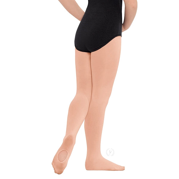 Eurotard Kids TRUE NON-RUN® Microfiber Convertible Tights, 210c