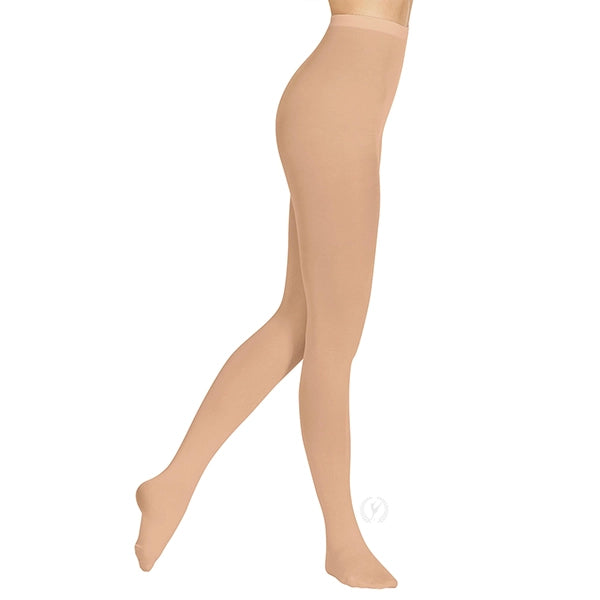 Eurotard Adults TRUE NON-RUN® Microfiber Footed Tights, 215