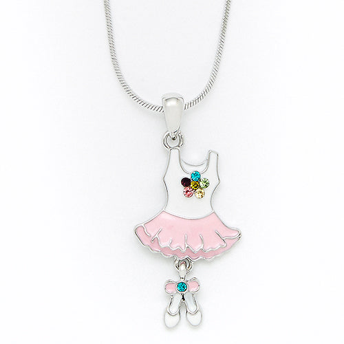 Dasha Designs Enamel Tutu Necklace, 2785