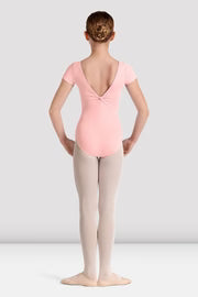 Mirella Kaleidoscope Boat Neck Leotard, Pink M20005CB