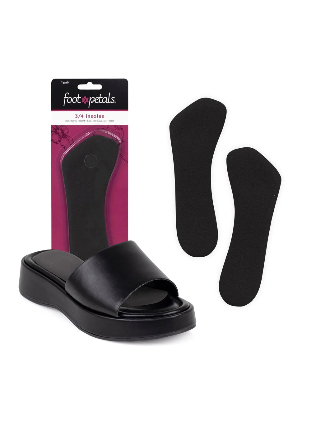 Foot Petals 3/4 Insert Cushions, 72001