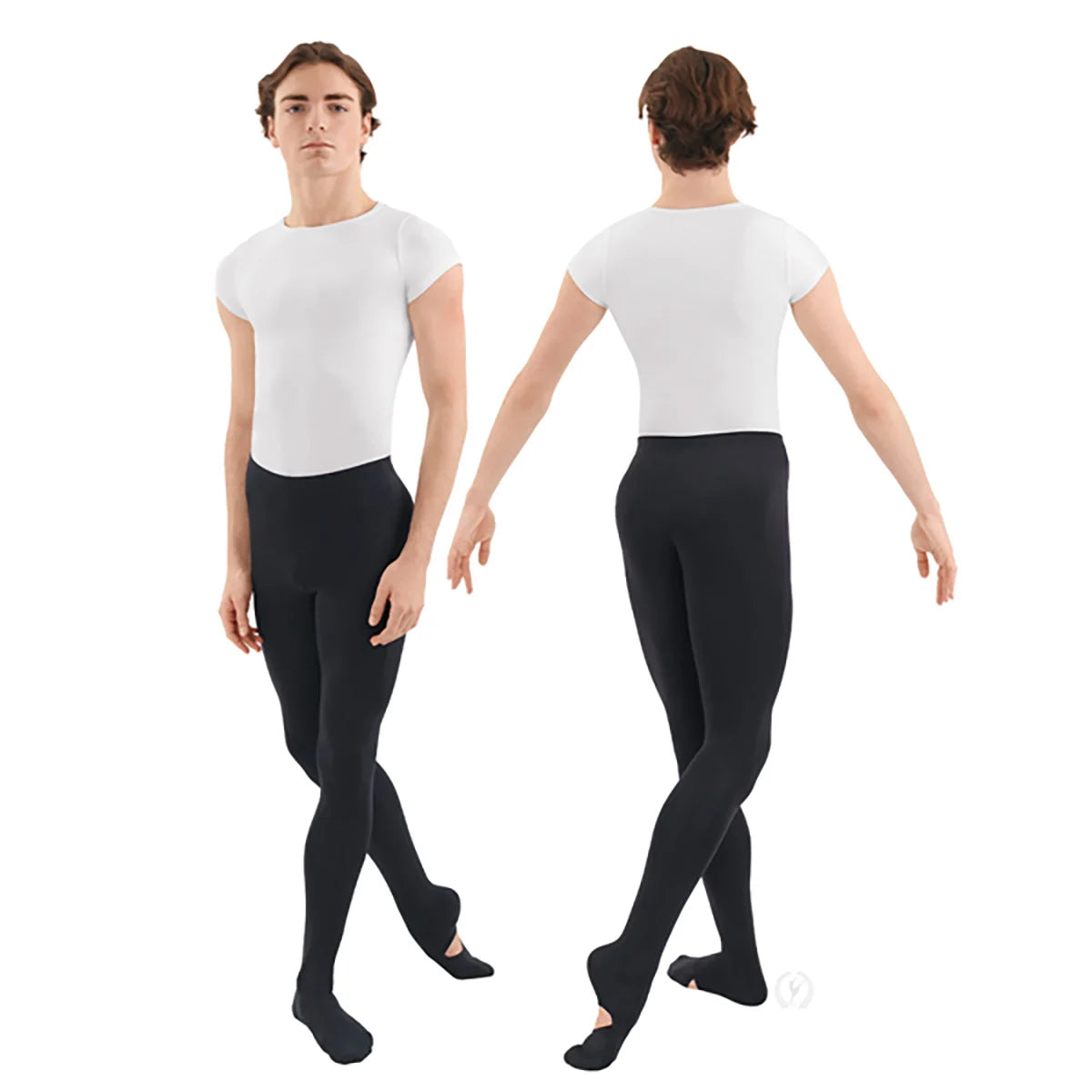 Eurotard Adults Performance Microfiber Convertible Tights, 33940