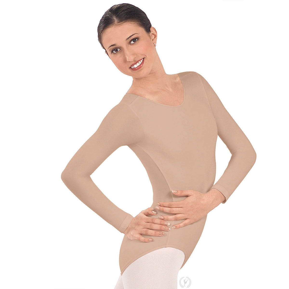 Eurotard Adults Microfiber Long Sleeve Leotard, 44265