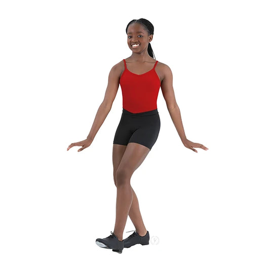 Eurotard Kids Microfiber V Waist Athletic Shorts, 44329C