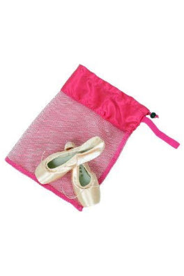 Horizon Dance Mesh Shoe Bag, Pink 8219