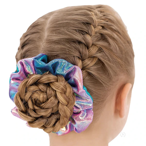 Eurotard Iridescent Splash Hair Scrunchie, 97172
