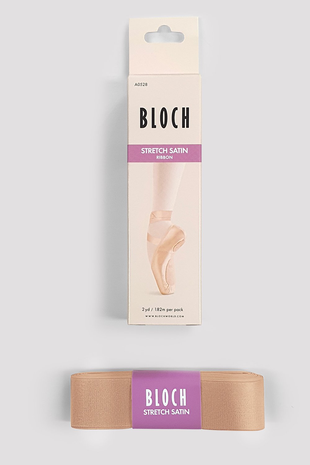 Bloch Stretch Satin Ribbon, A0528