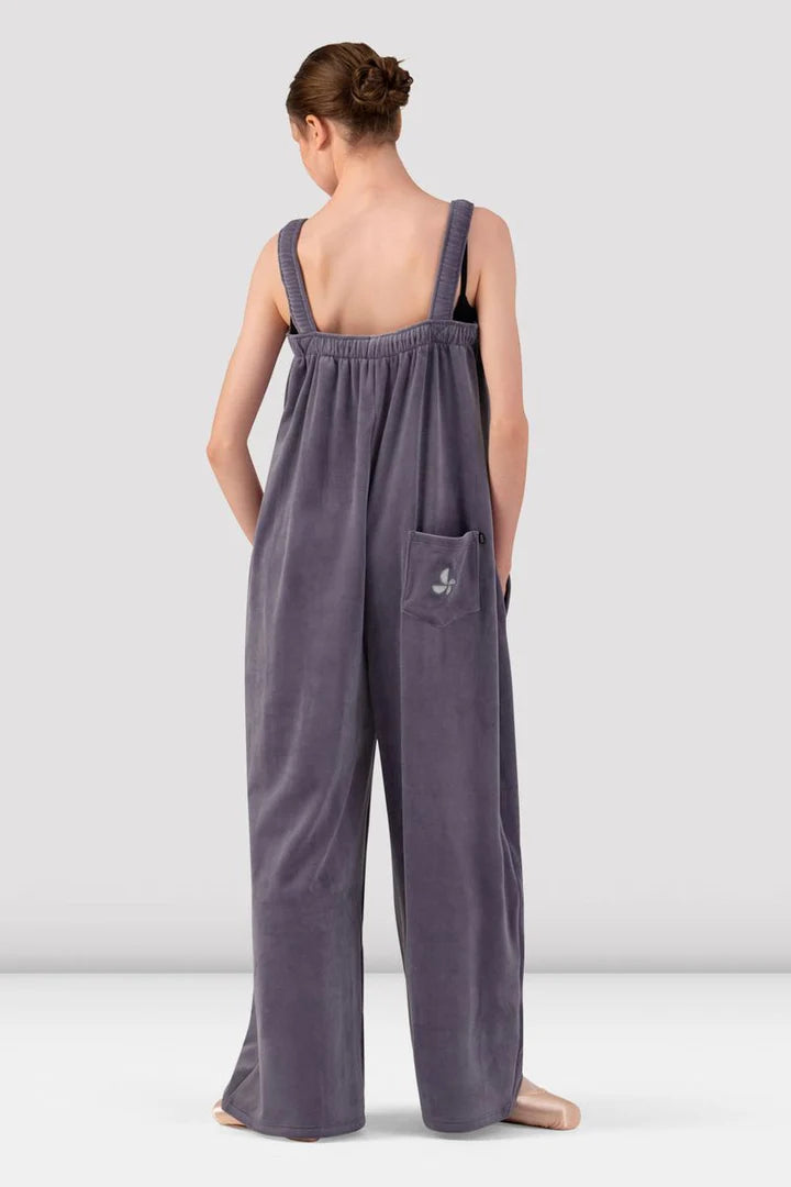 Bloch Adults Isabella Velvet Jumpsuit, Dusty Lavender U12005