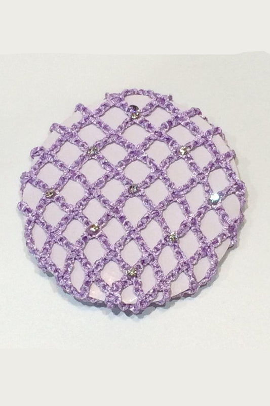 CJ Merchantile Medium Rayon Bun Cover with Rhinestones, BC01