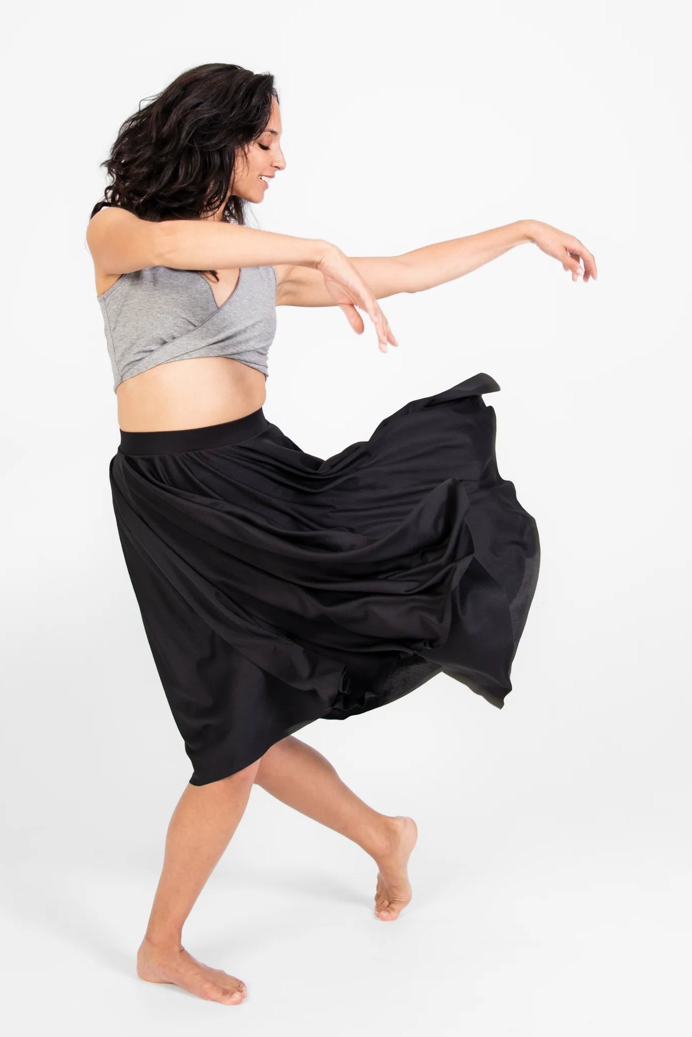 Body Wrappers Adult Character Dance Below-The-Knee Circle Skirt, 511