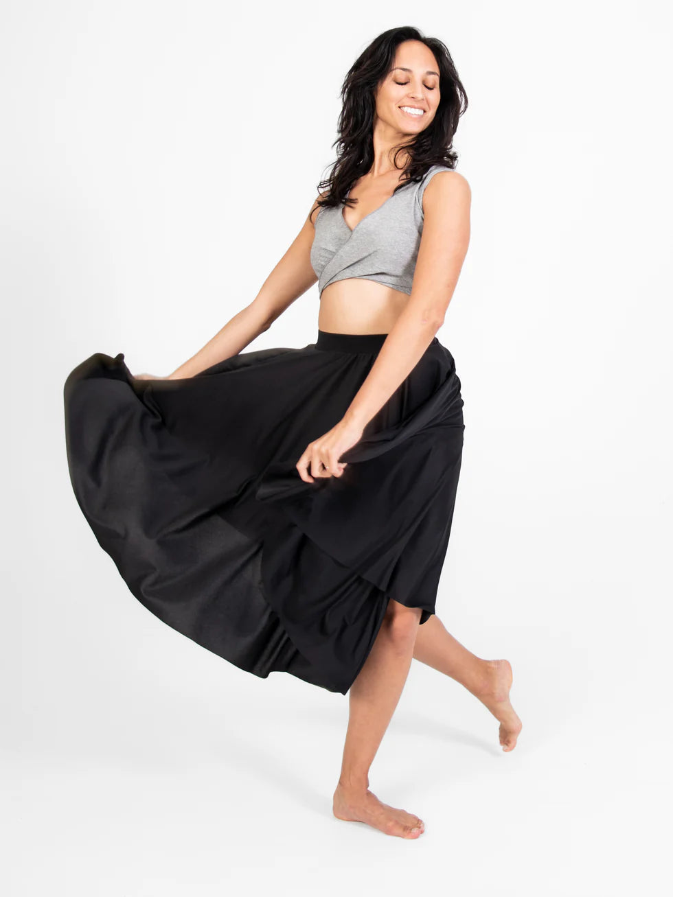 Body Wrappers Adult Character Dance Below-The-Knee Circle Skirt, 511