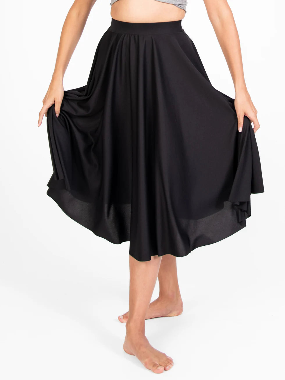 Body Wrappers Adult Character Dance Below-The-Knee Circle Skirt, 511