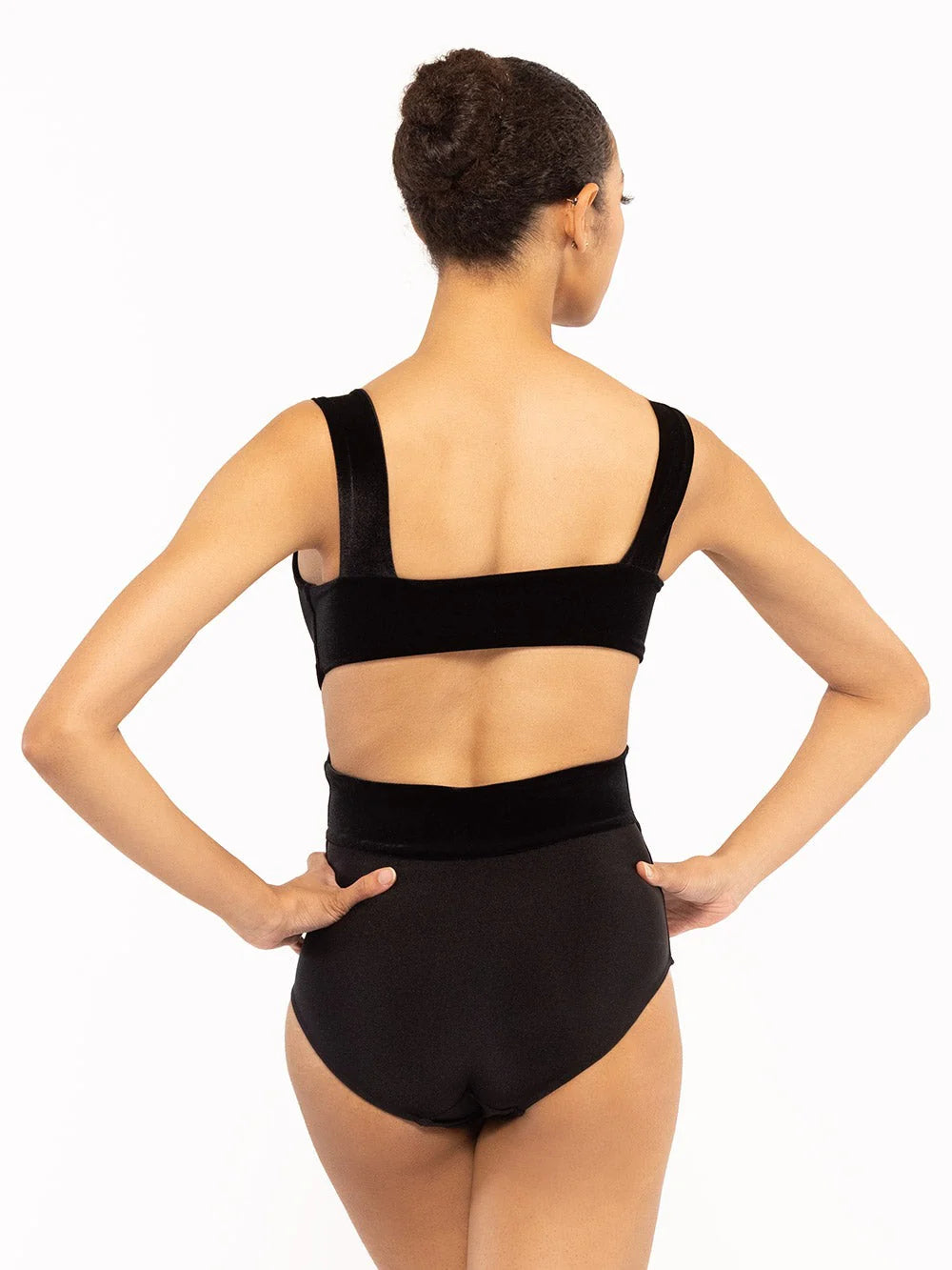 Elevé Dancewear Jackie Tank Leotard, Black Velvet