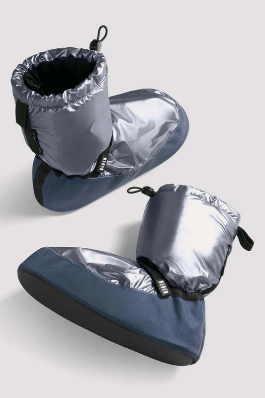 Bloch Adult Metallic Warm Up Booties, Grey Metallic IM009BM