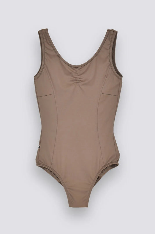AK Dancewear Cayla Tank Leotard, Taupe 2601