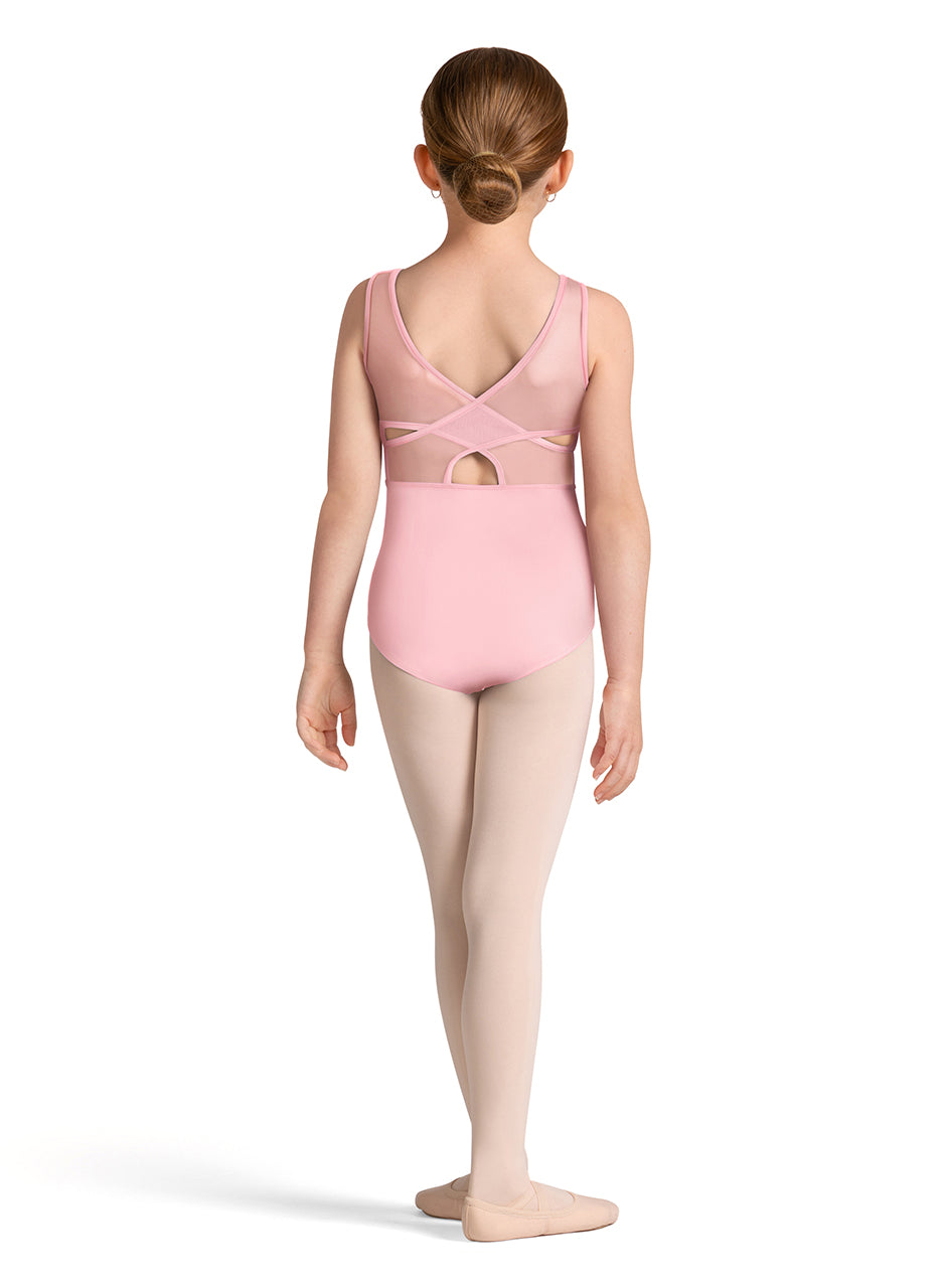 Bloch Linda Mesh Cross Back Tank Leo, CL50011