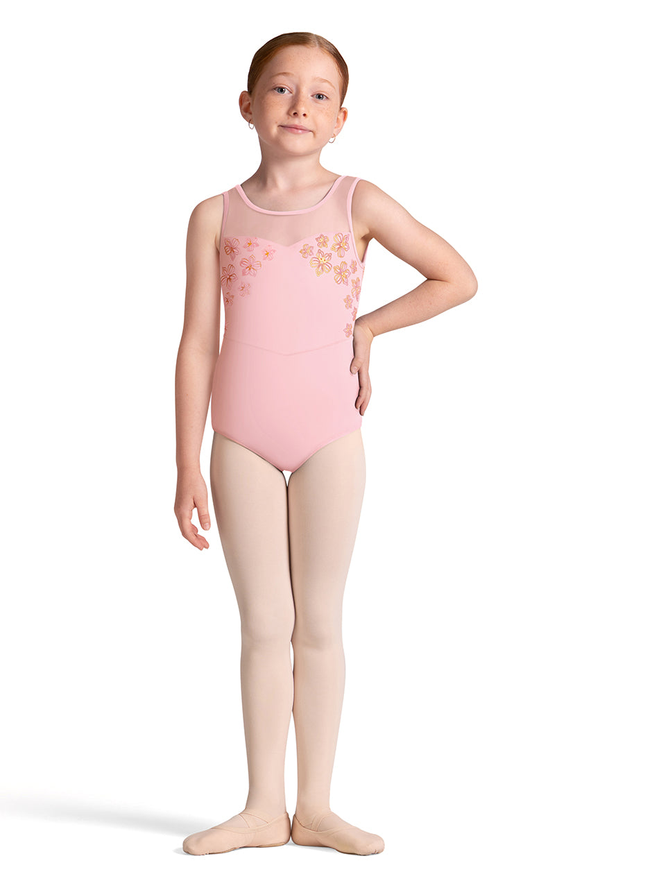 Bloch Linda Mesh Cross Back Tank Leo, CL50011