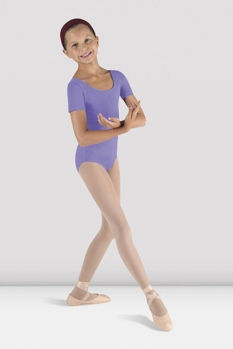 Bloch Short Sleeve Round Neck Leotard, CL5402